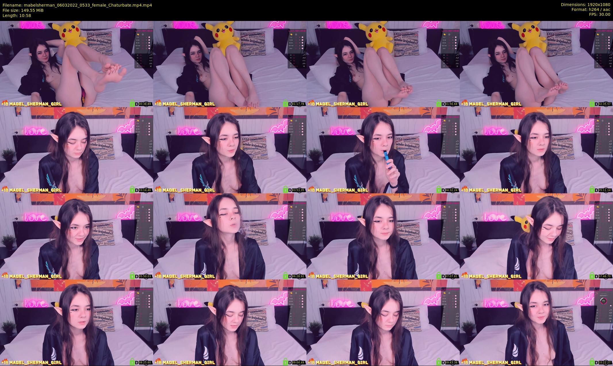 mabelsherman — 11 minute Chaturbate couple cam show recording, 1080p, Mar 6, 2022