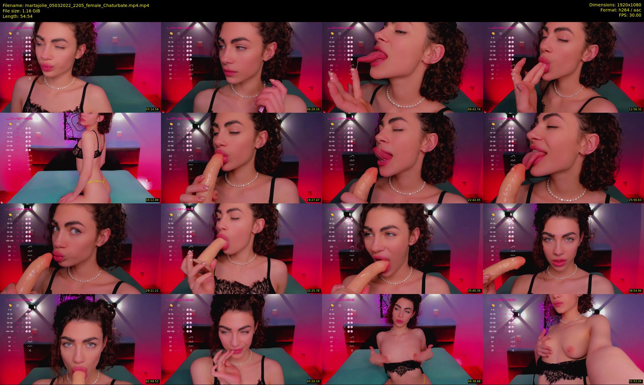 martajolie — 55 minute Chaturbate female cam show recording, 1080p, Mar 5, 2022