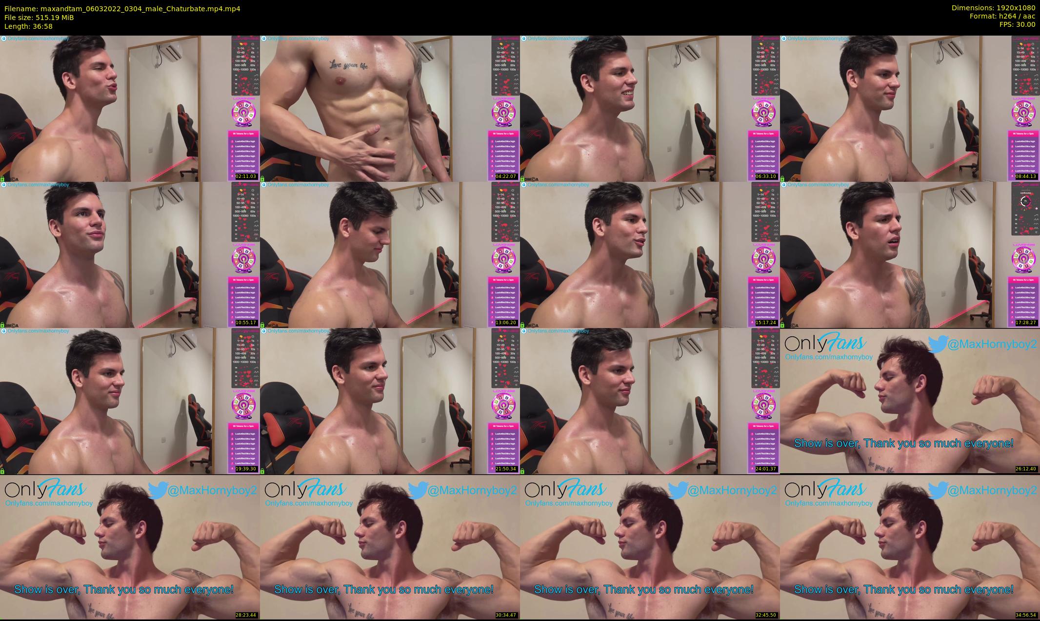 maxandtam — 37 minute Chaturbate couple cam show recording, 1080p, Mar 6, 2022