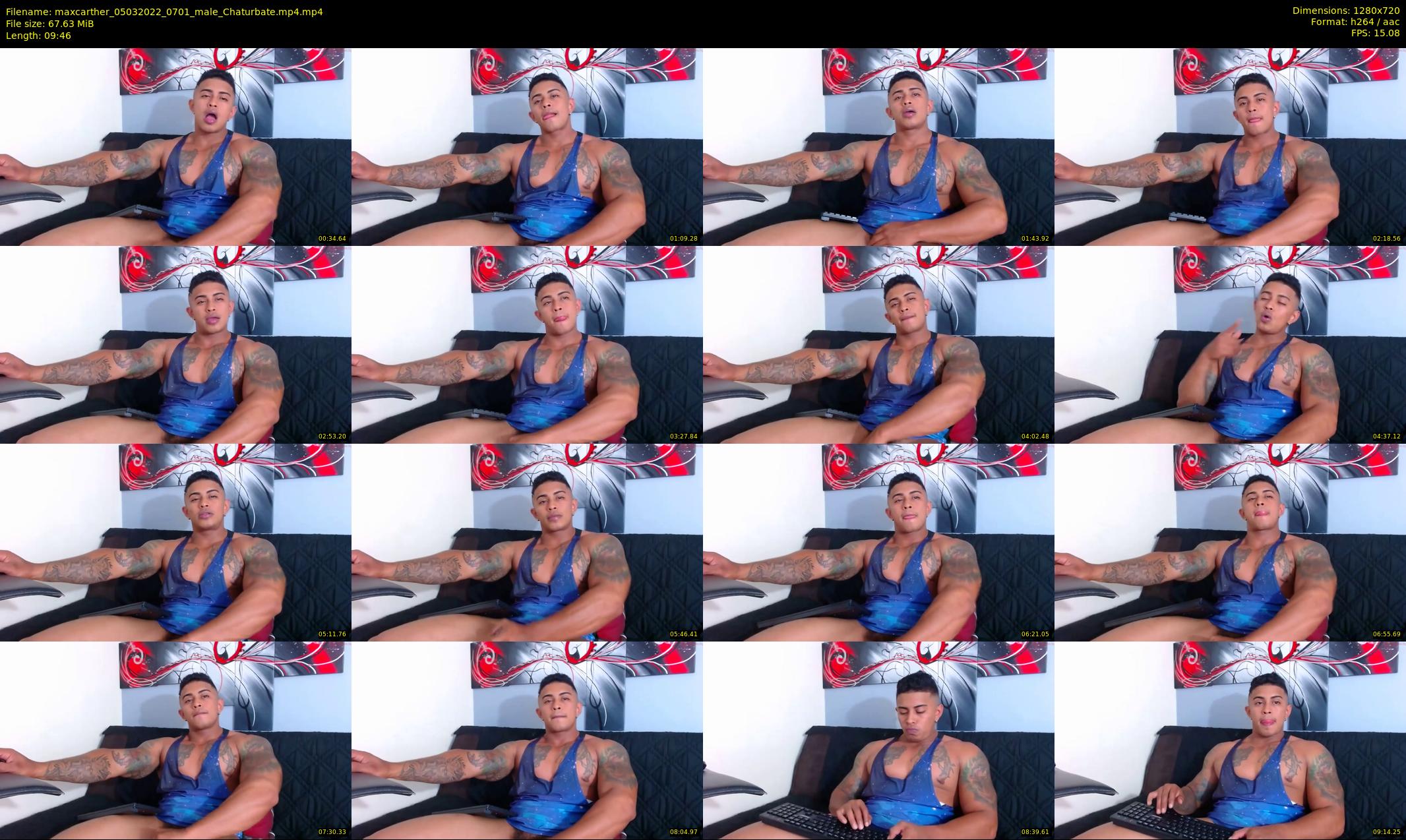 maxcarther — 10 minute Chaturbate male cam show recording, 720p, Mar 5, 2022