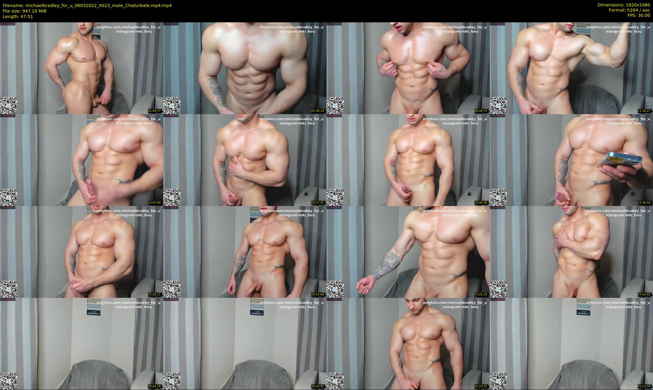 michaelbradley_for_u — 48 minute Chaturbate male cam show recording, 1080p, Mar 6, 2022