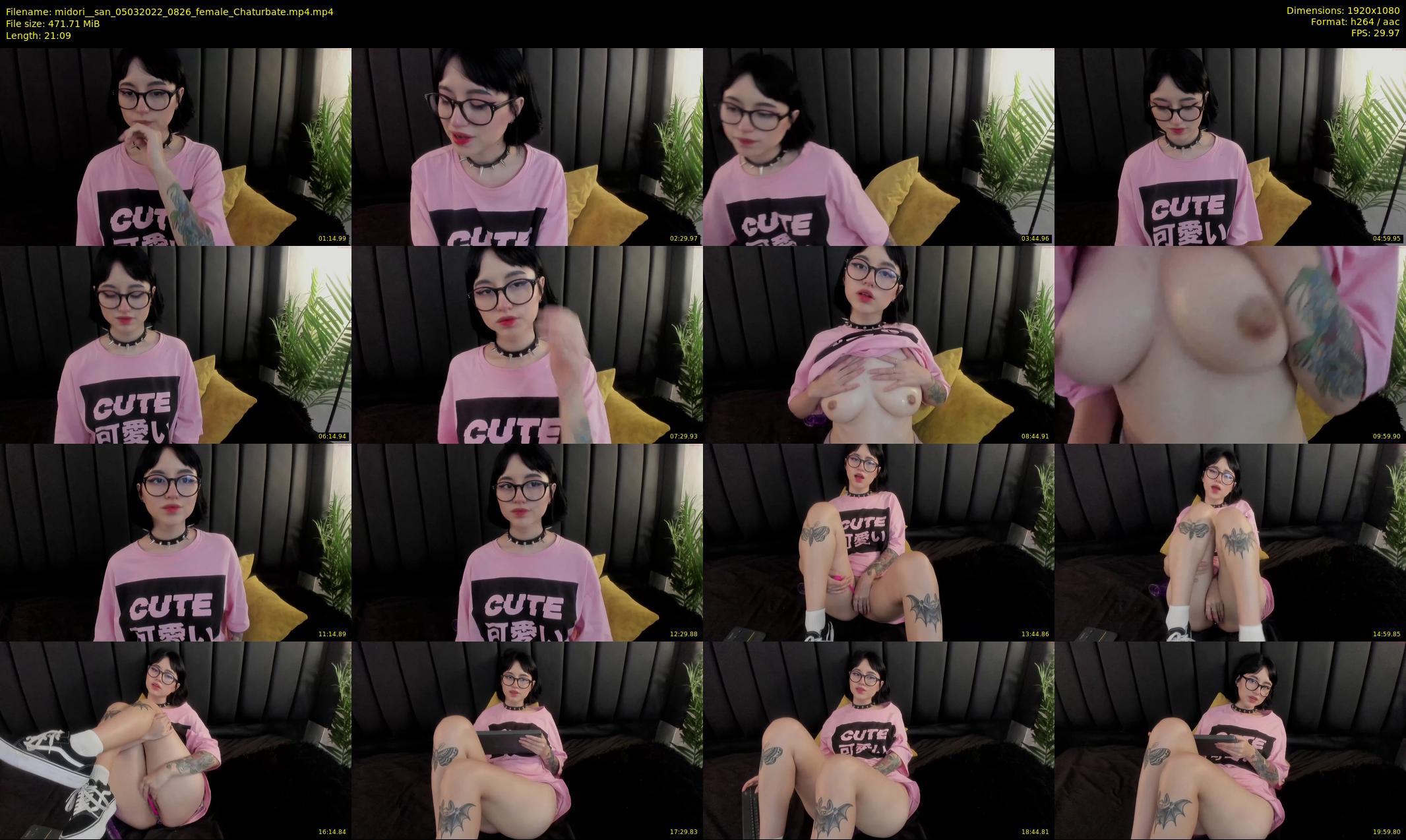 midori__san — 22 minute Chaturbate female cam show recording, 1080p, Mar 5, 2022
