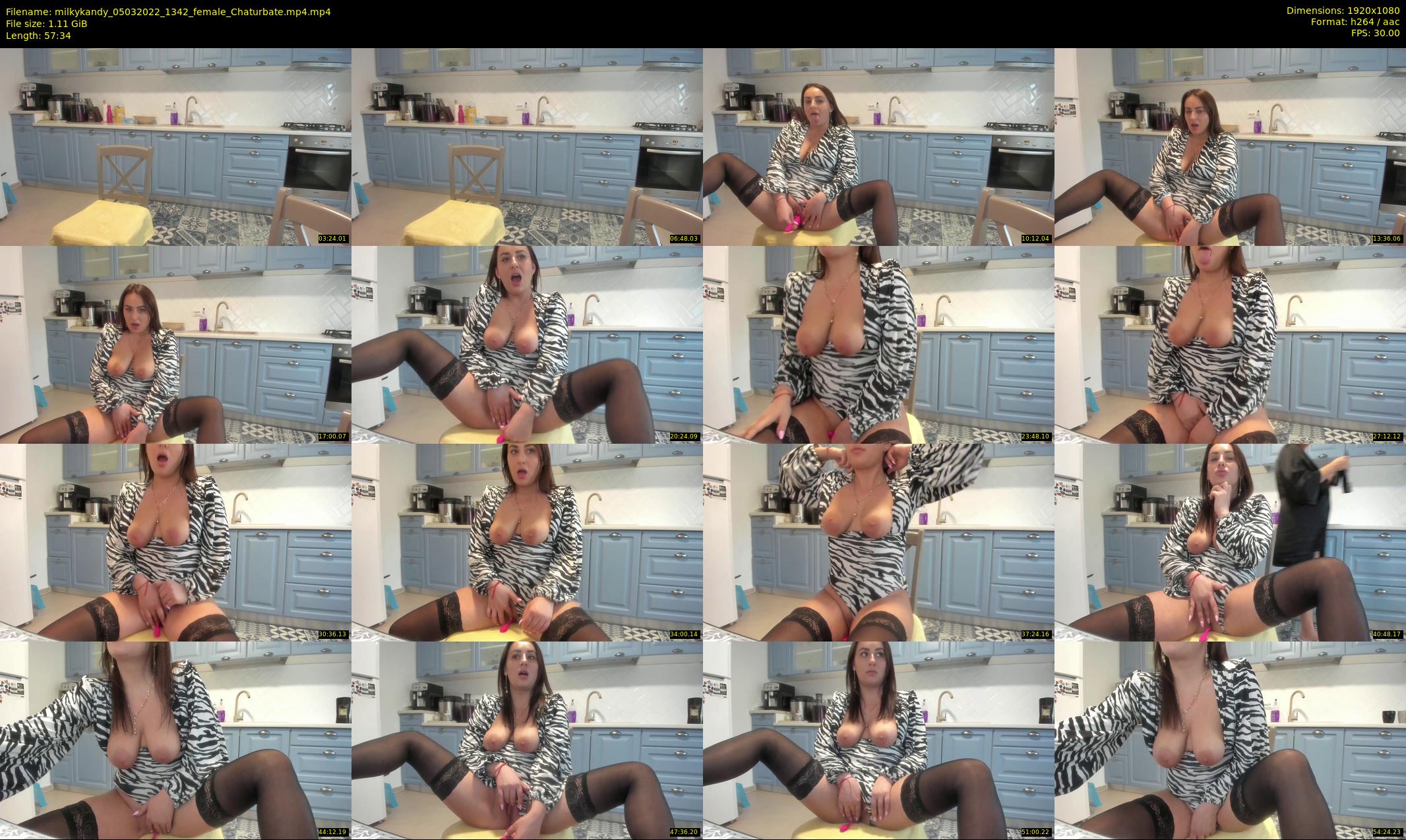 milkykandy — 58 minute Chaturbate female cam show recording, 1080p, Mar 5, 2022