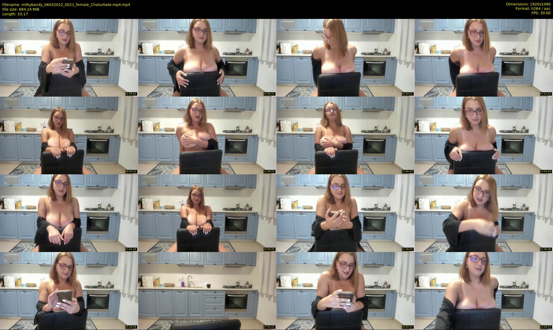 milkykandy — 34 minute Chaturbate female cam show recording, 1080p, Mar 6, 2022