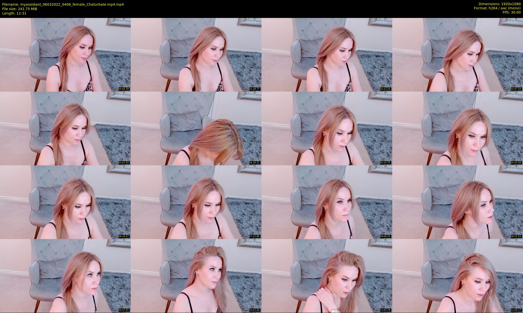 myassistant — 13 minute Chaturbate female cam show recording, 1080p, Mar 6, 2022