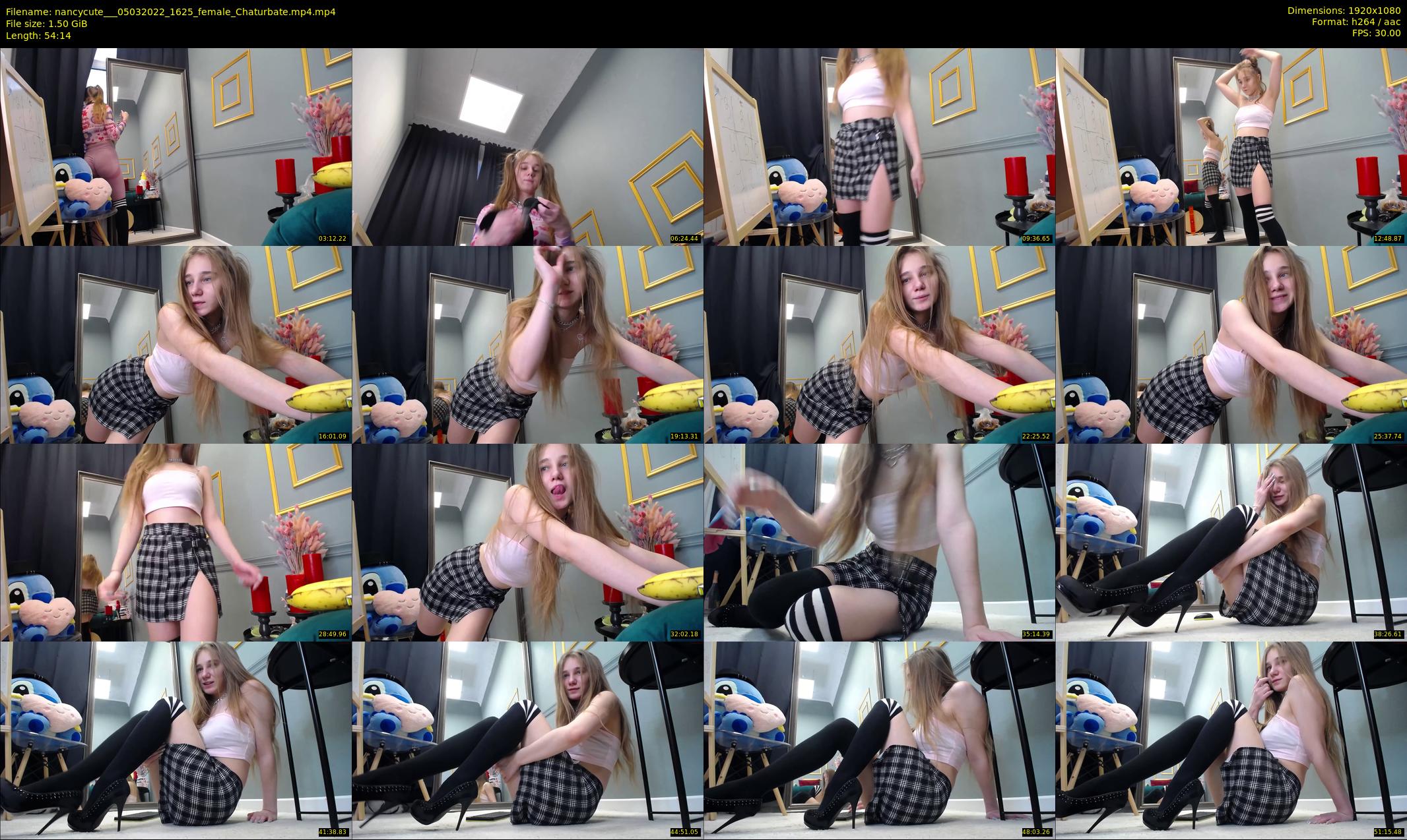 nancycute__ — 55 minute Chaturbate female cam show recording, 1080p, Mar 5, 2022