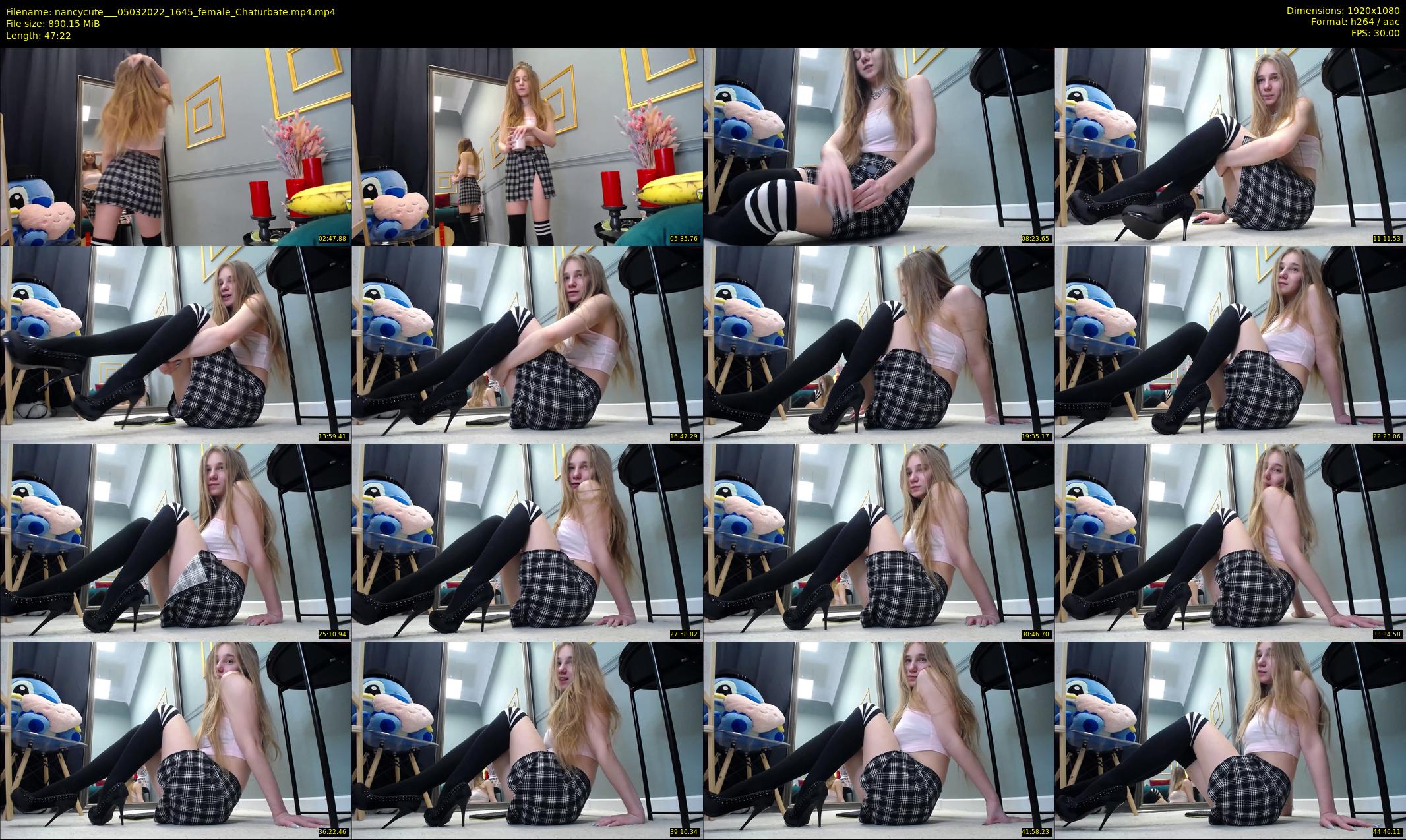 nancycute__ — 48 minute Chaturbate female cam show recording, 1080p, Mar 5, 2022