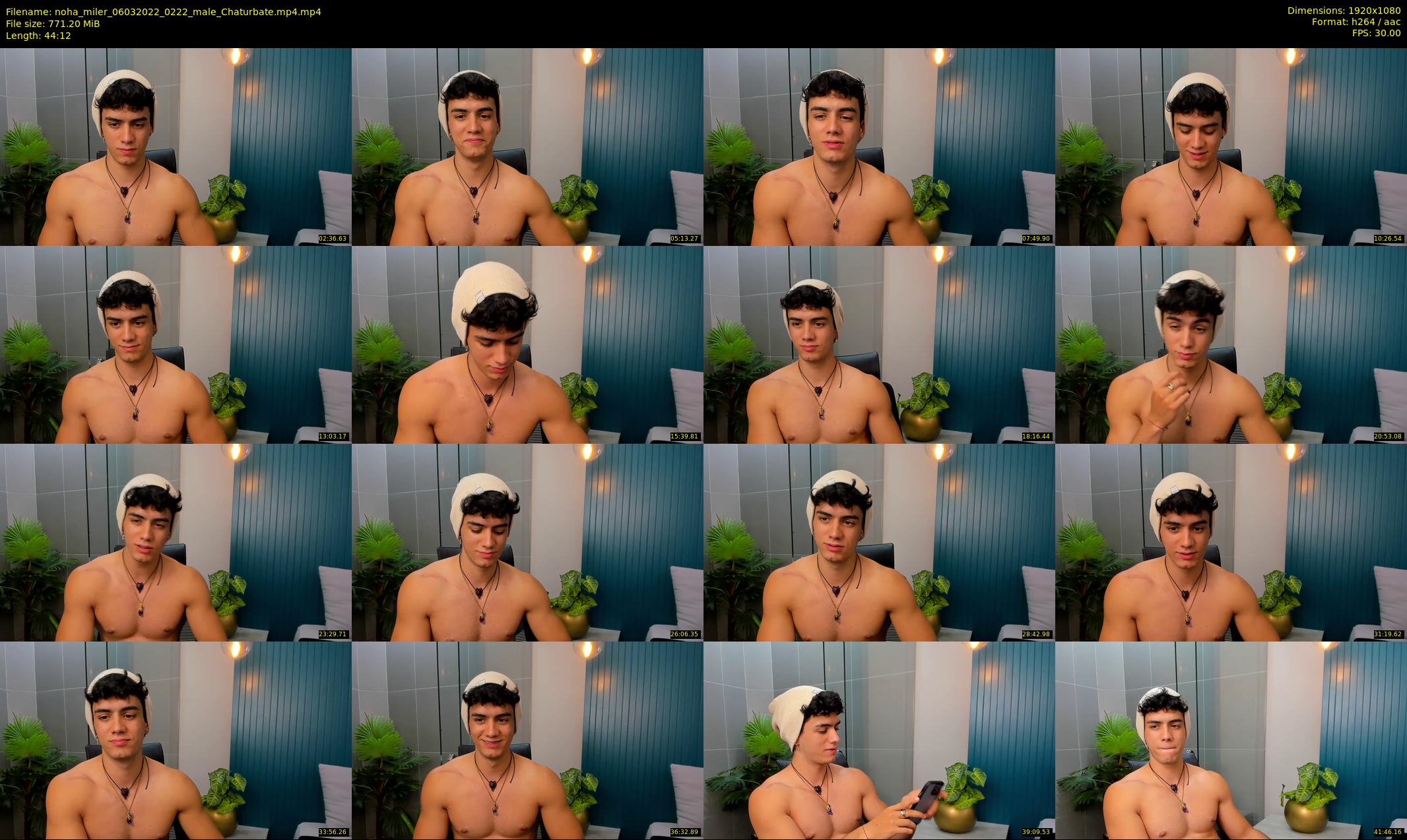 noha_miler — 45 minute Chaturbate male cam show recording, 1080p, Mar 6, 2022