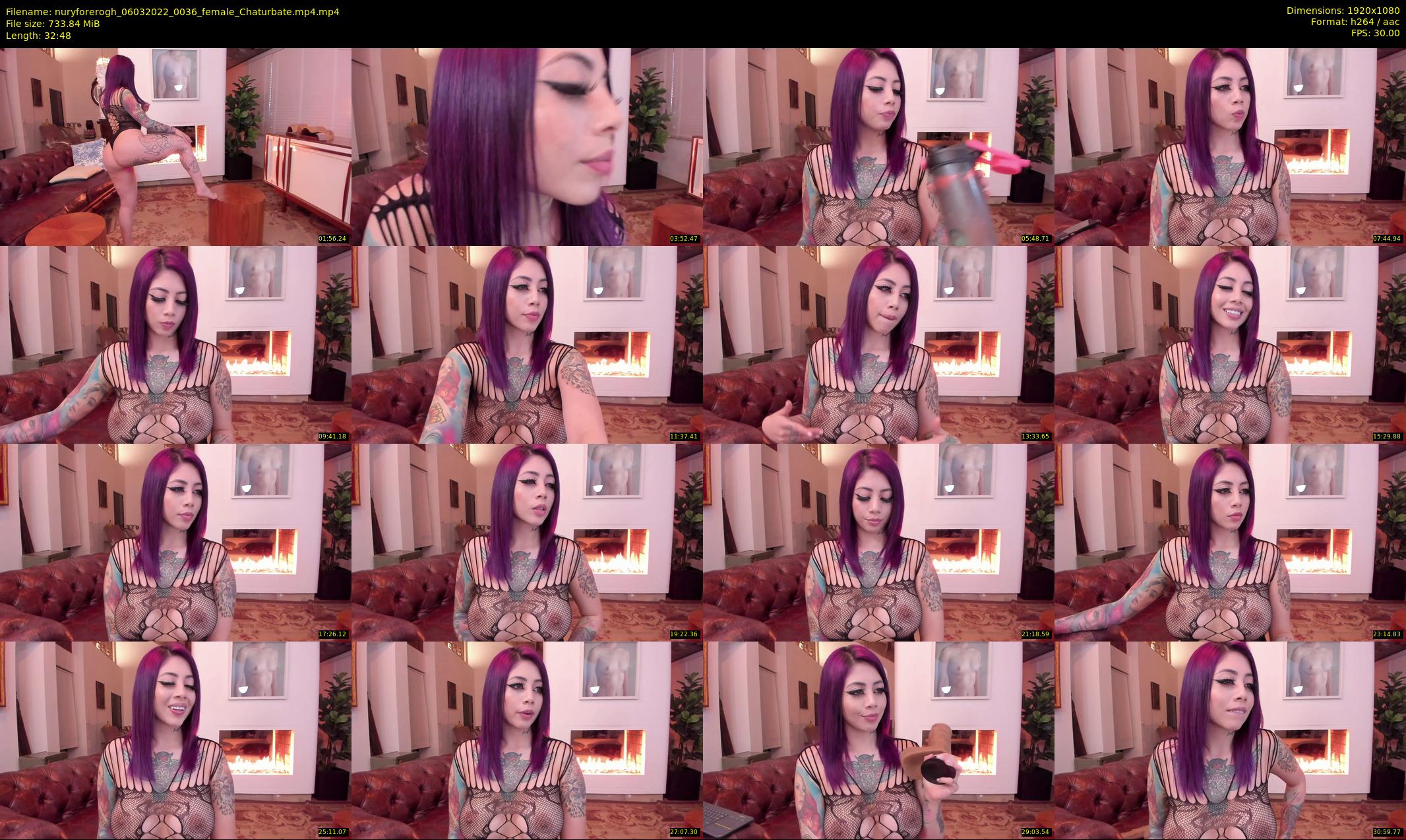 nuryforerogh — 33 minute Chaturbate female cam show recording, 1080p, Mar 6, 2022