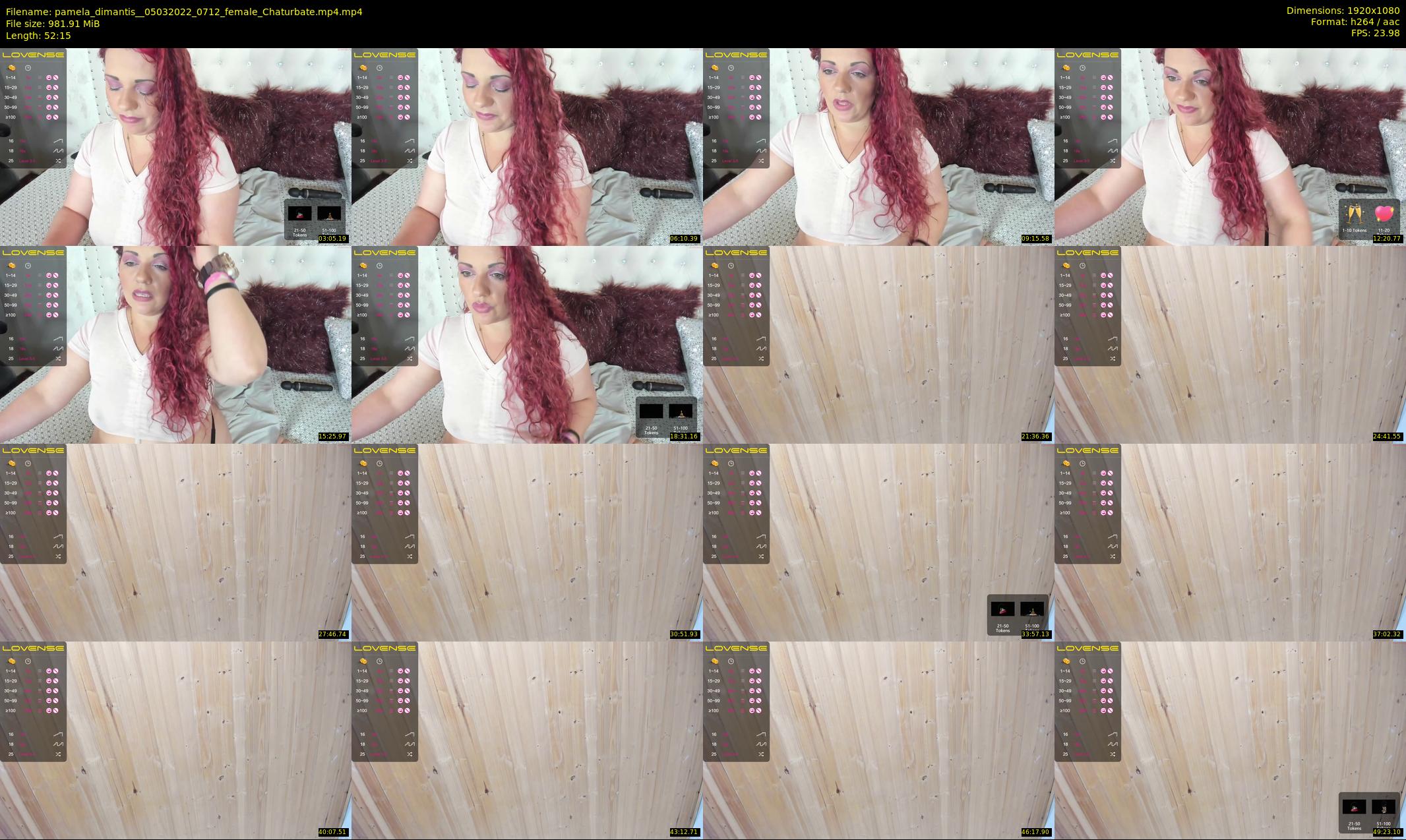 pamela_dimantis_ — 53 minute Chaturbate female cam show recording, 1080p, Mar 5, 2022