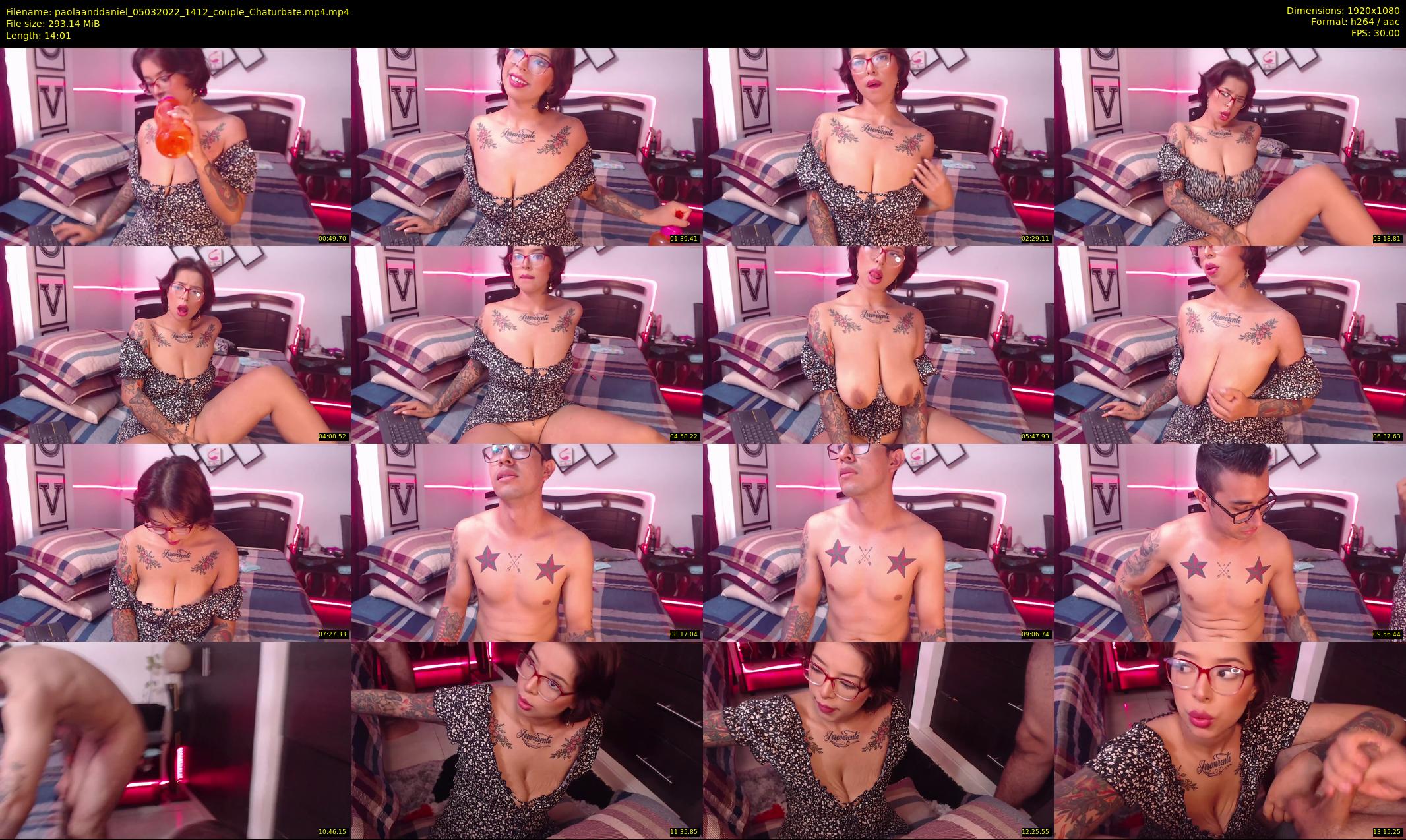 paolaanddaniel — 15 minute Chaturbate couple cam show recording, 1080p, Mar 5, 2022