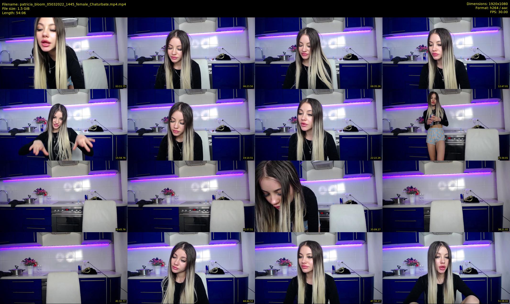 patricia_bloom — 55 minute Chaturbate female cam show recording, 1080p, Mar 5, 2022