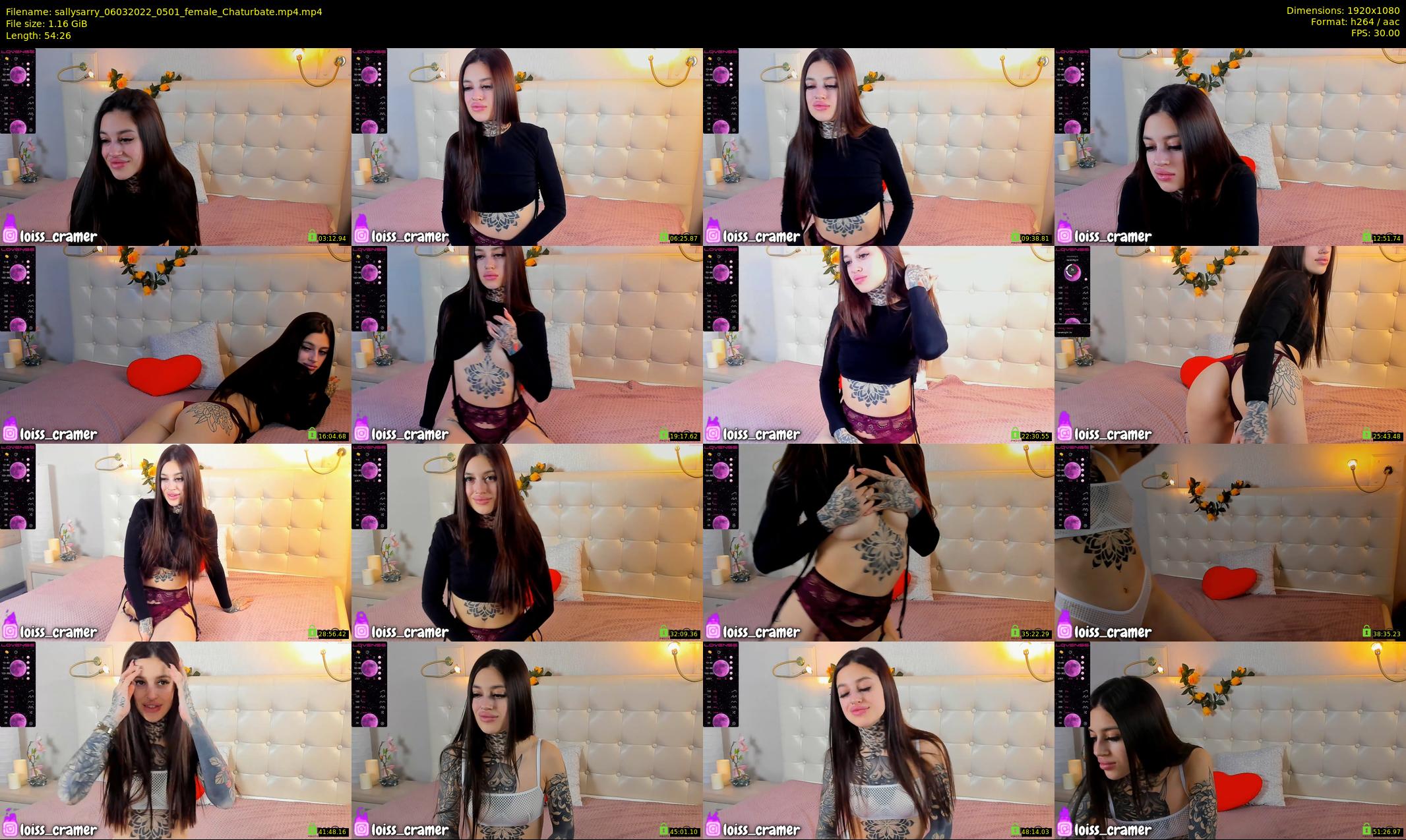 sallysarry — 55 minute Chaturbate couple cam show recording, 1080p, Mar 6, 2022