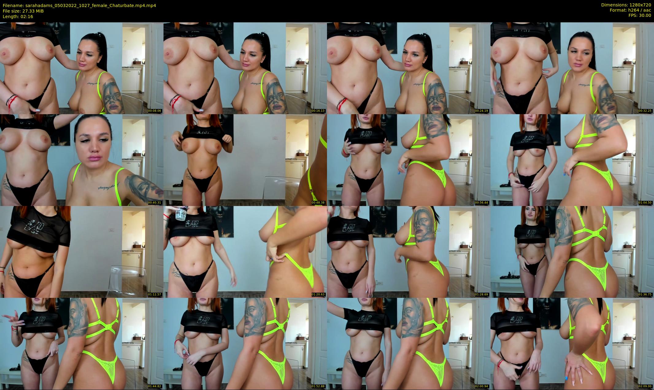 sarahadams — 3 minute Chaturbate female cam show recording, 720p, Mar 5, 2022