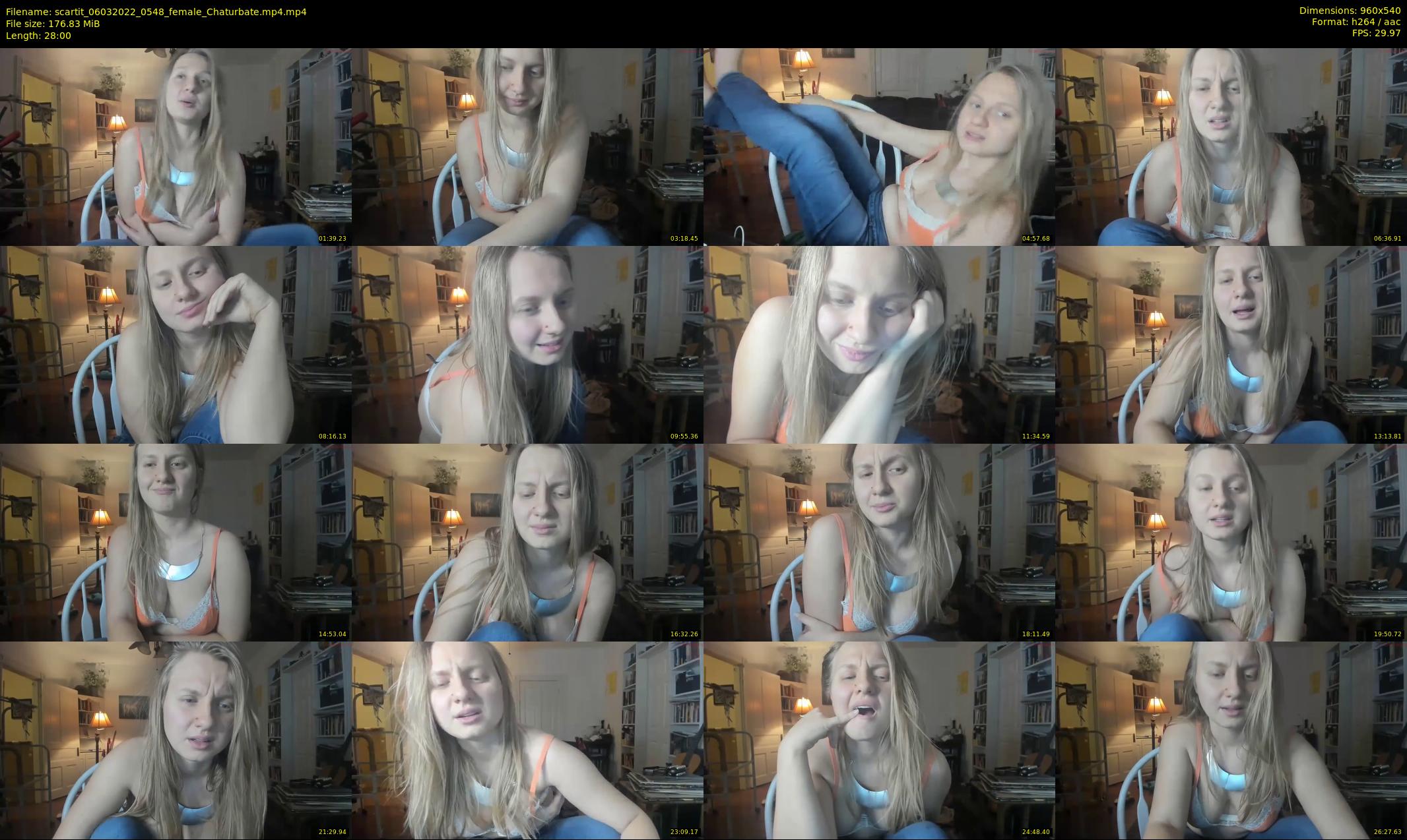 scartit — 28 minute Chaturbate female cam show recording, 480p, Mar 6, 2022