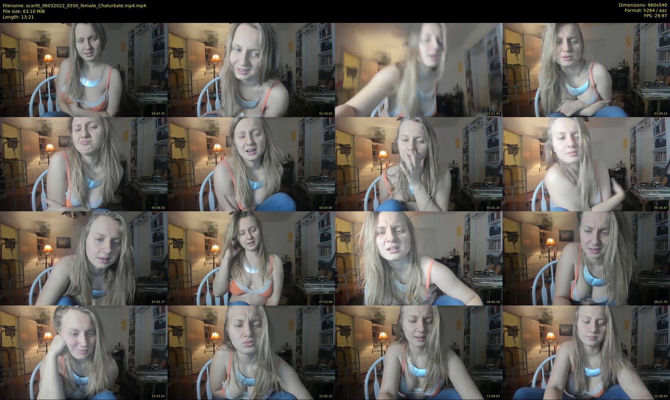 scartit — 14 minute Chaturbate female cam show recording, 480p, Mar 6, 2022