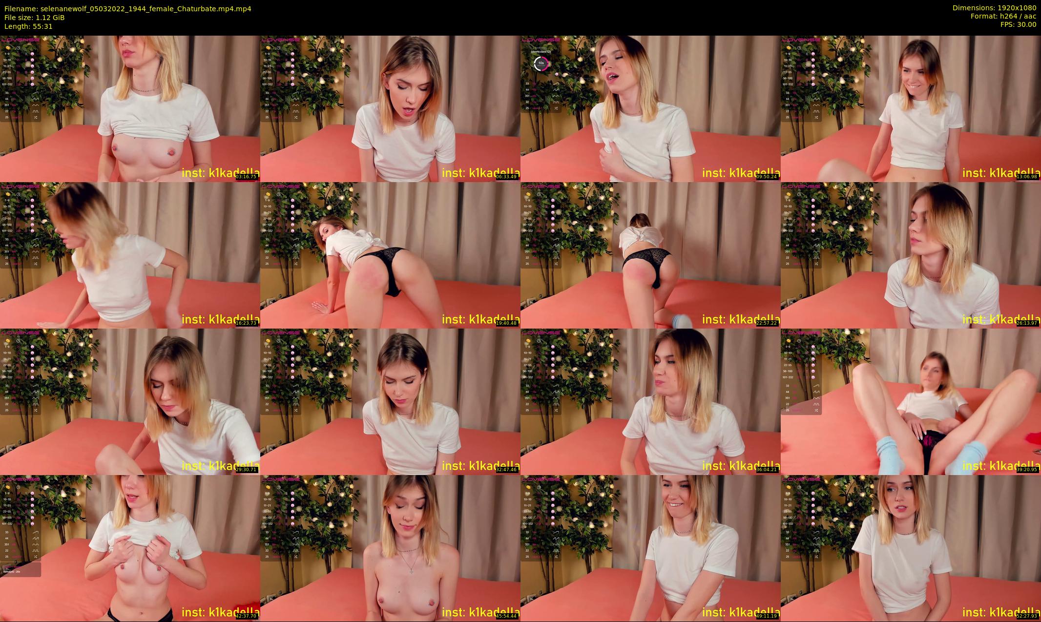 selenanewolf — 56 minute Chaturbate couple cam show recording, 1080p, Mar 5, 2022