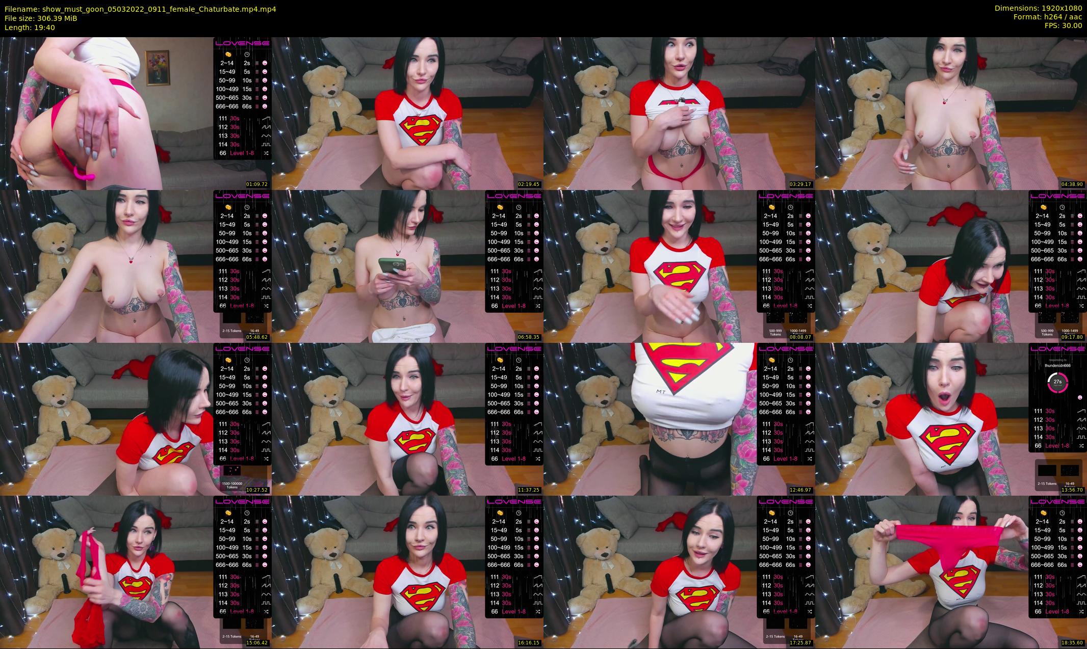show_must_goon — 20 minute Chaturbate female cam show recording, 1080p, Mar 5, 2022