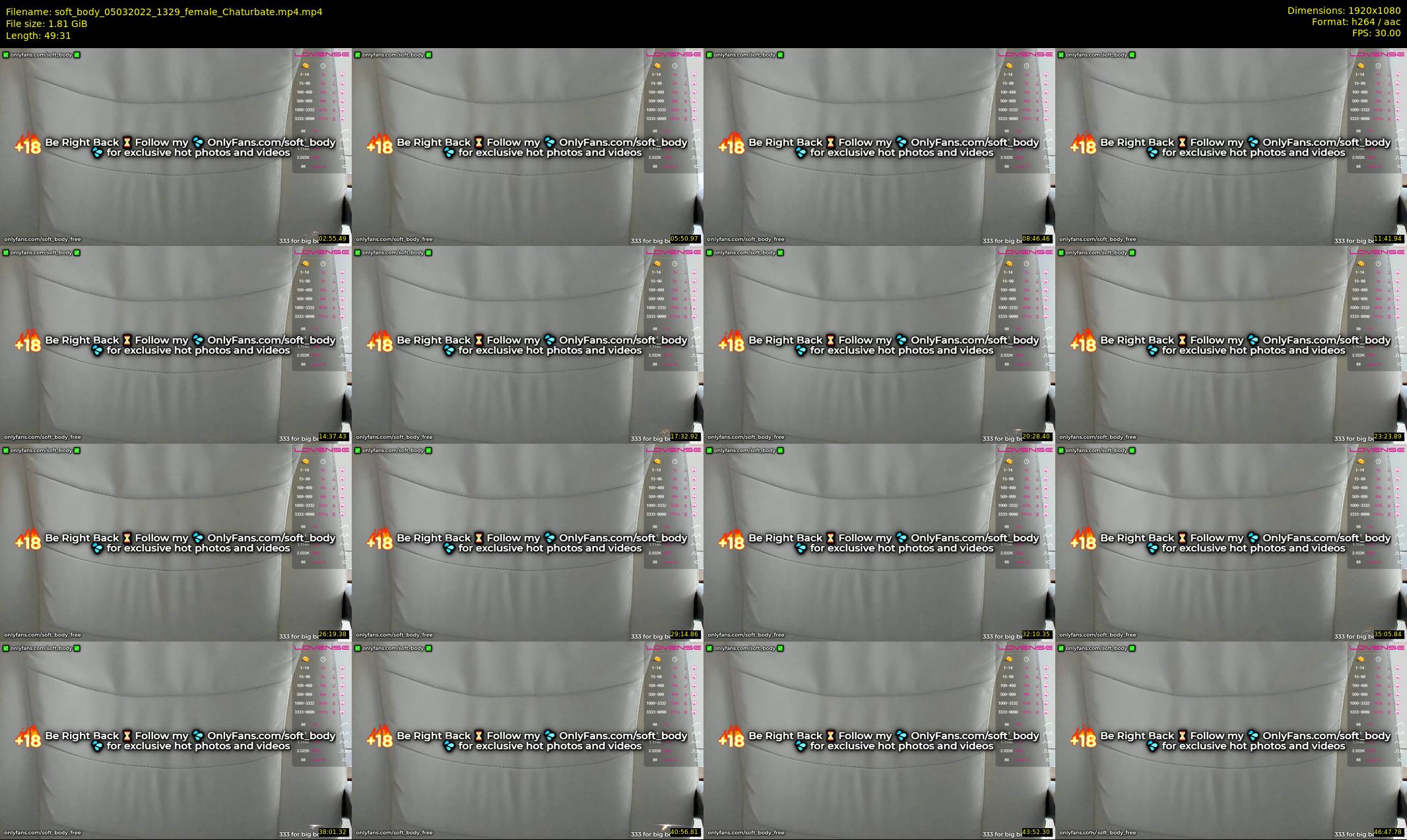 soft_body — 50 minute Chaturbate female cam show recording, 1080p, Mar 5, 2022