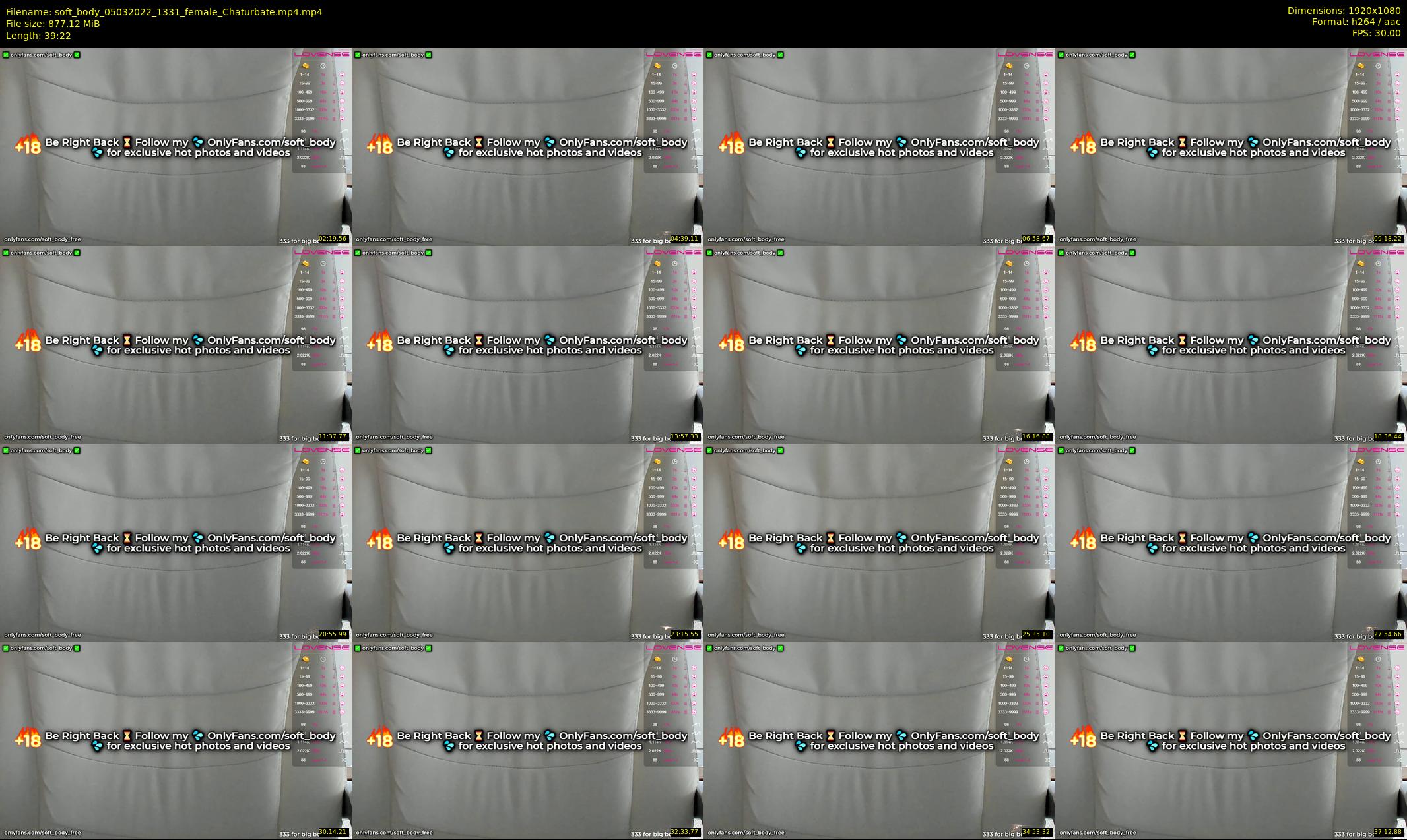 soft_body — 40 minute Chaturbate female cam show recording, 1080p, Mar 5, 2022