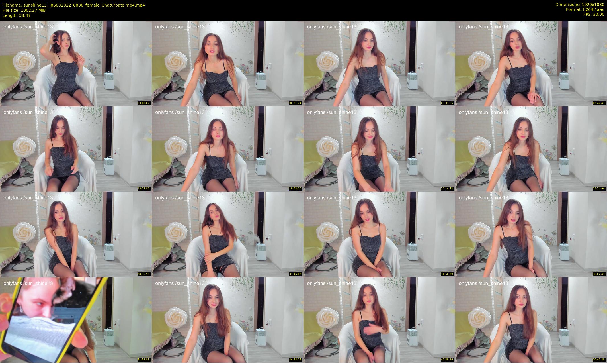 sunshine13_ — 54 minute Chaturbate female cam show recording, 1080p, Mar 6, 2022