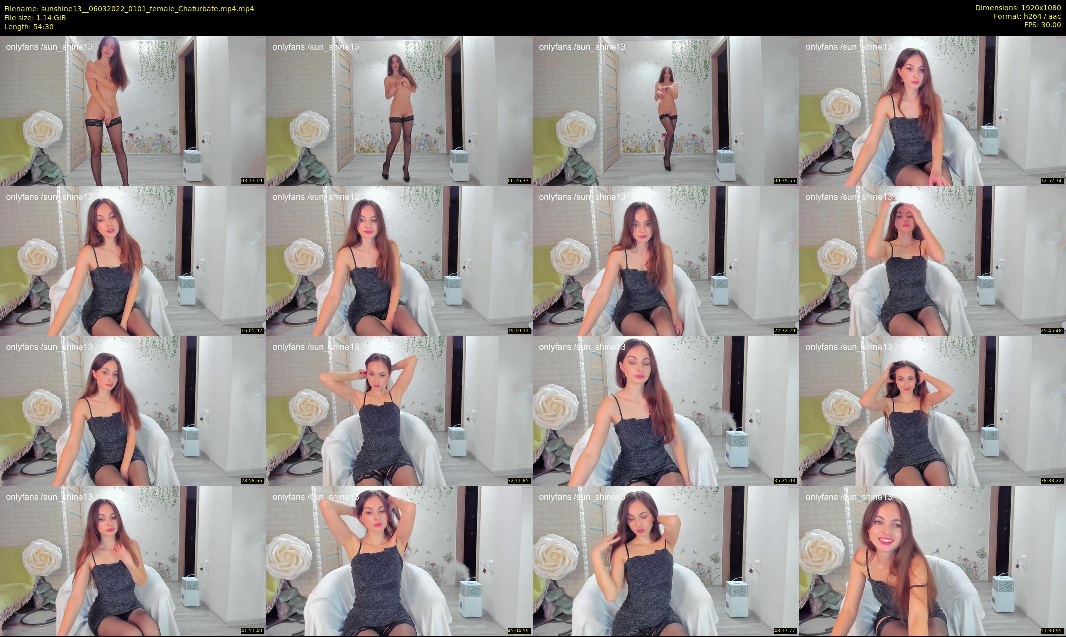sunshine13_ — 55 minute Chaturbate female cam show recording, 1080p, Mar 6, 2022