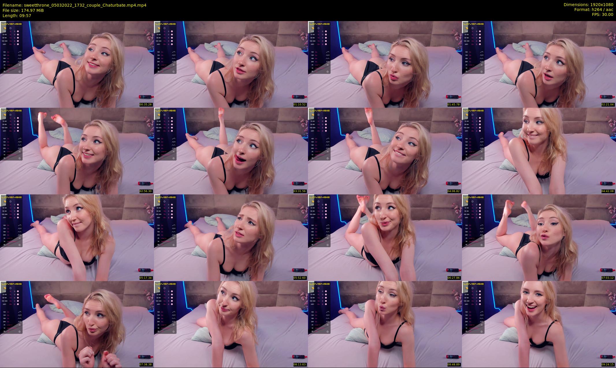 sweetthrone — 10 minute Chaturbate couple cam show recording, 1080p, Mar 5, 2022