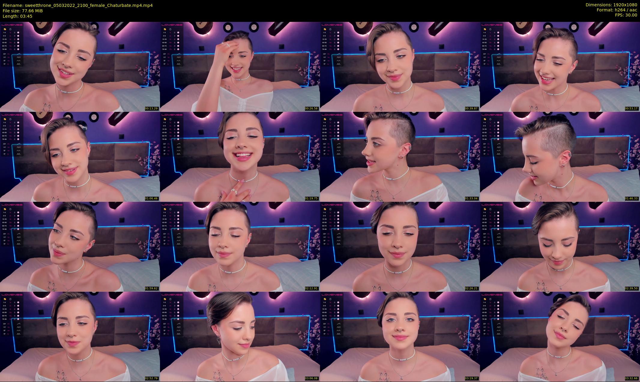 sweetthrone — 4 minute Chaturbate couple cam show recording, 1080p, Mar 5, 2022