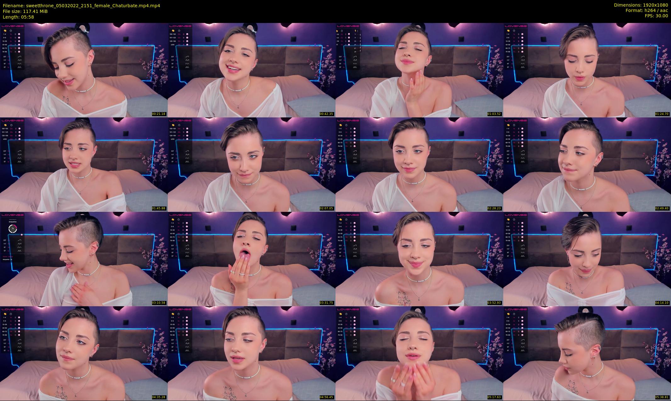sweetthrone — 6 minute Chaturbate couple cam show recording, 1080p, Mar 5, 2022