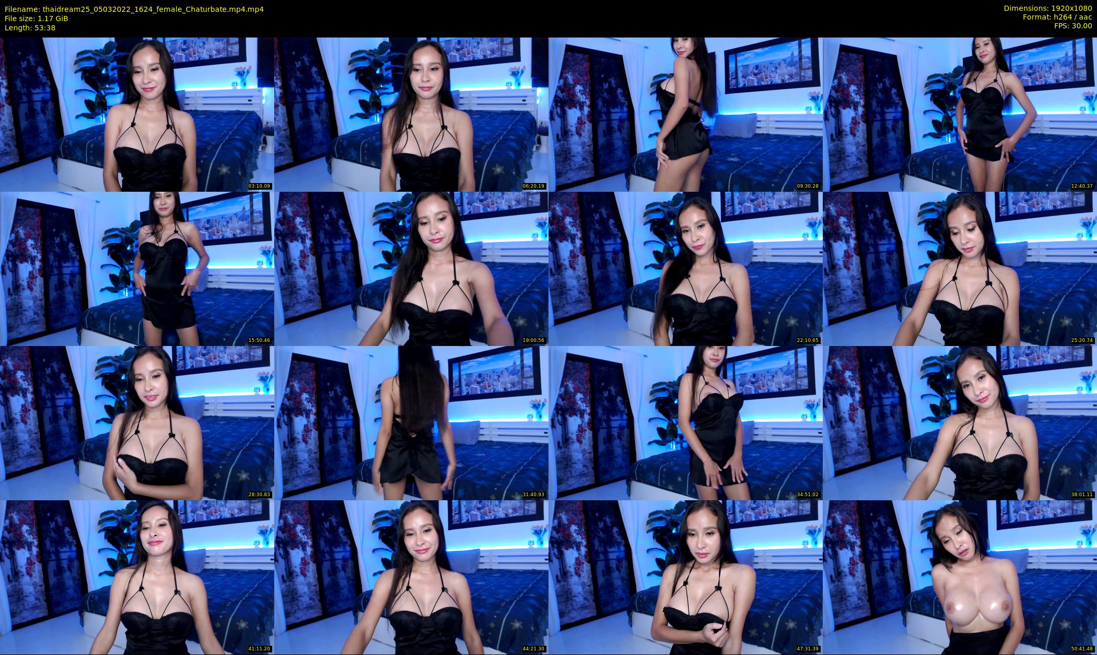 thaidream25 — 54 minute Chaturbate female cam show recording, 1080p, Mar 5, 2022
