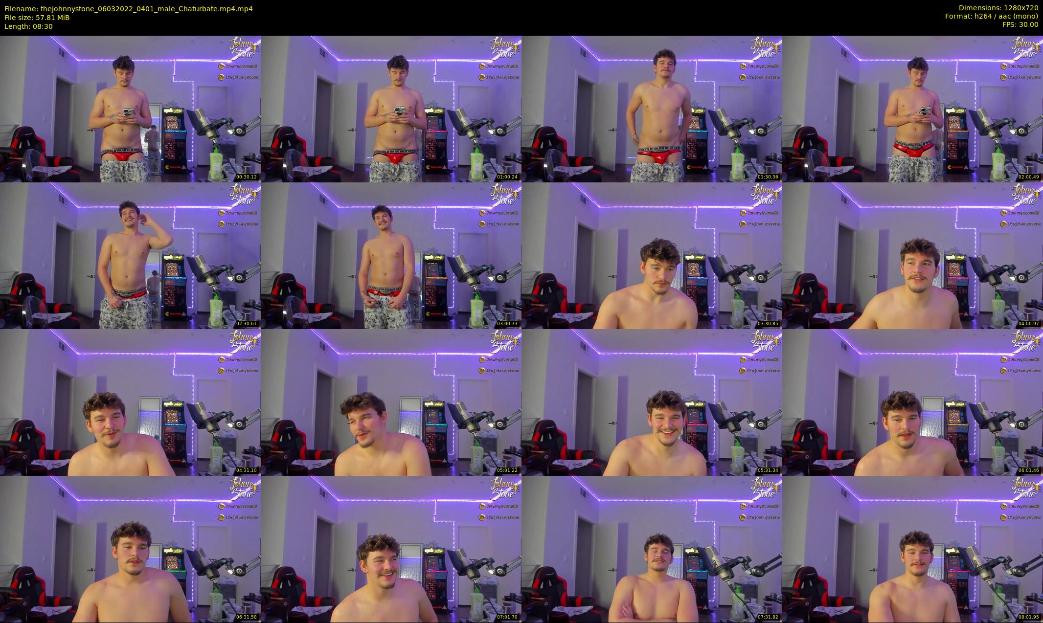 thejohnnystone — 9 minute Chaturbate male cam show recording, 720p, Mar 6, 2022