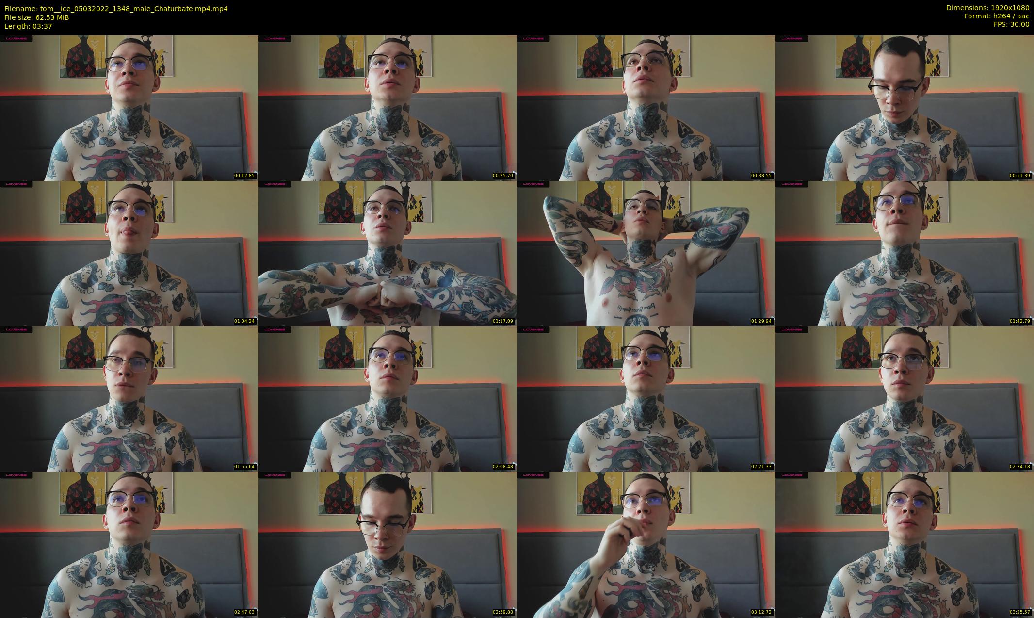 tom__ice — 4 minute Chaturbate male cam show recording, 1080p, Mar 5, 2022