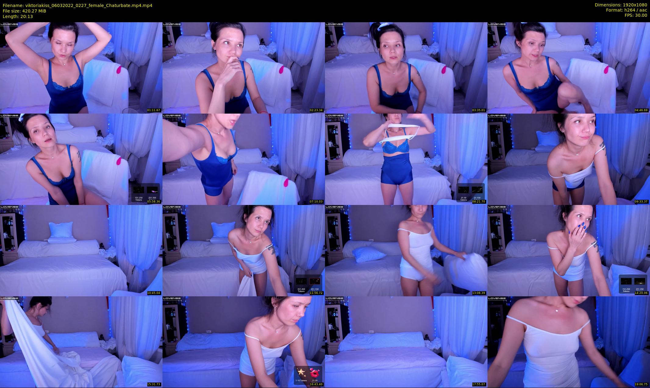 viktoriakiss — 21 minute Chaturbate female cam show recording, 1080p, Mar 6, 2022