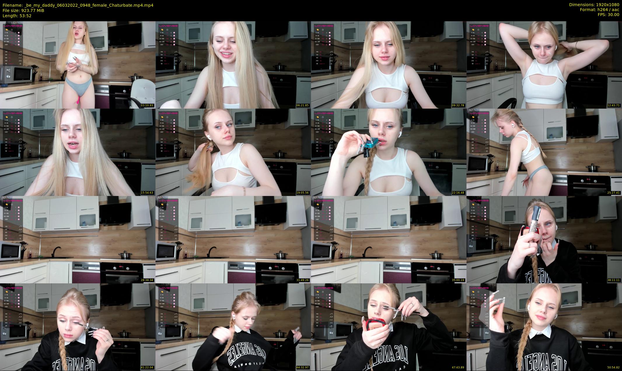 _be_my_daddy — 54 minute Chaturbate female cam show recording, 1080p, Mar 6, 2022
