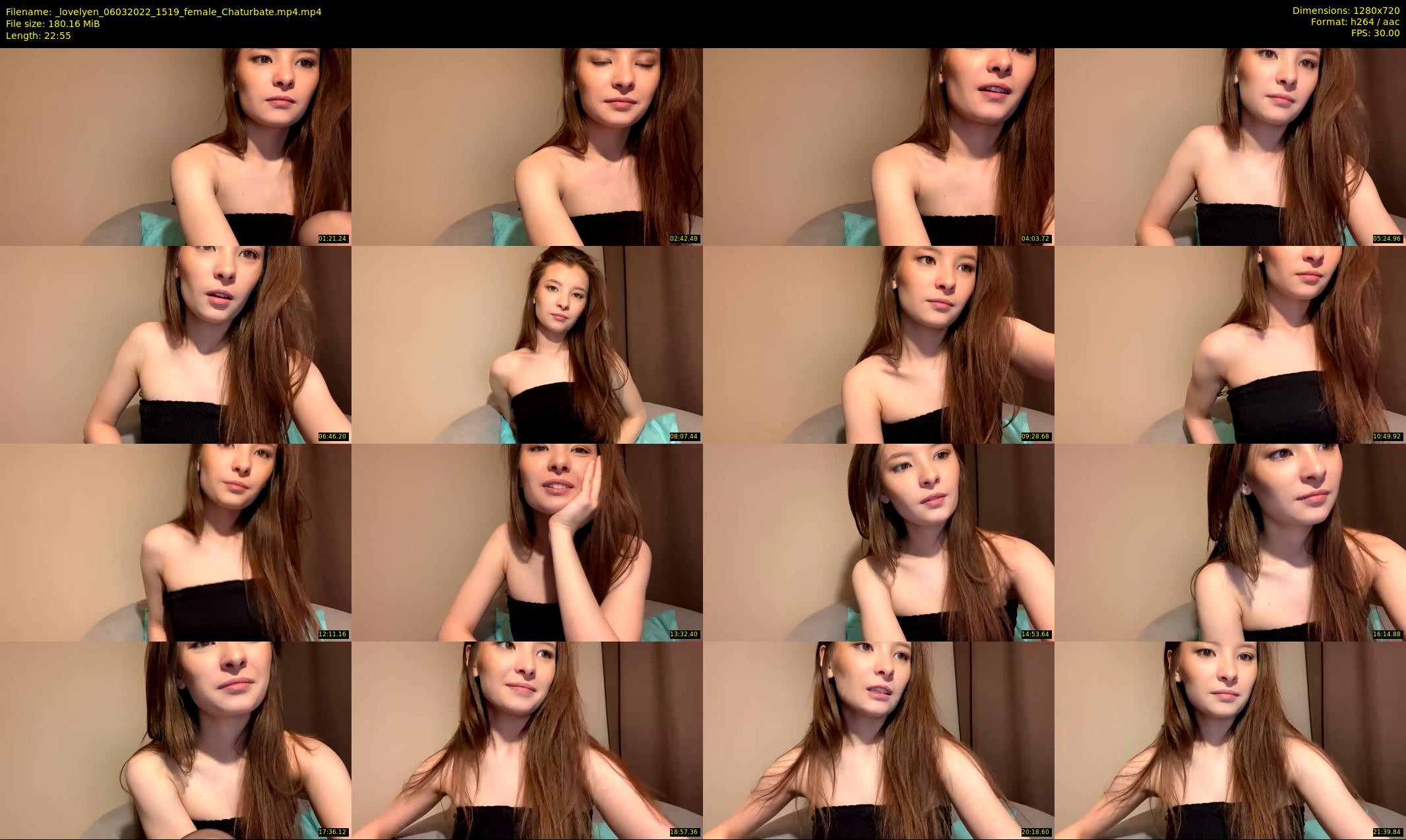 _lovelyen — 23 minute Chaturbate female cam show recording, 720p, Mar 6, 2022