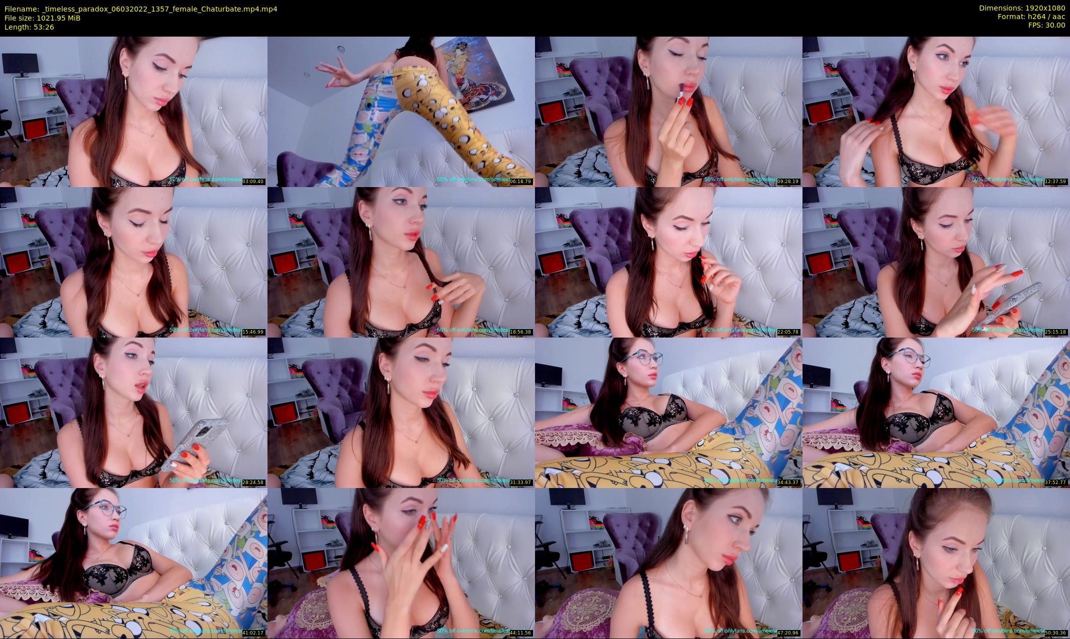 _timeless_paradox — 54 minute Chaturbate female cam show recording, 1080p, Mar 6, 2022