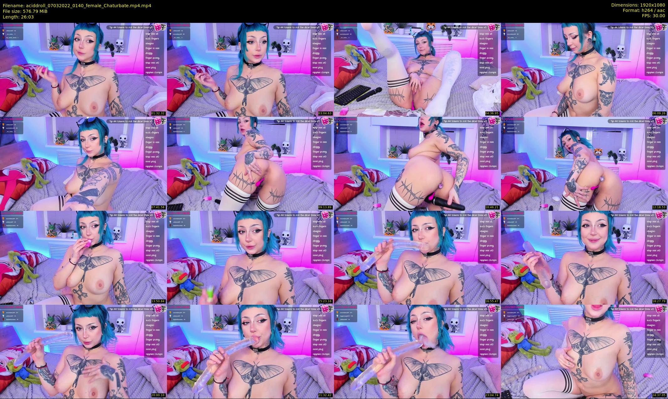 aciddroll — 27 minute Chaturbate female cam show recording, 1080p, Mar 7, 2022