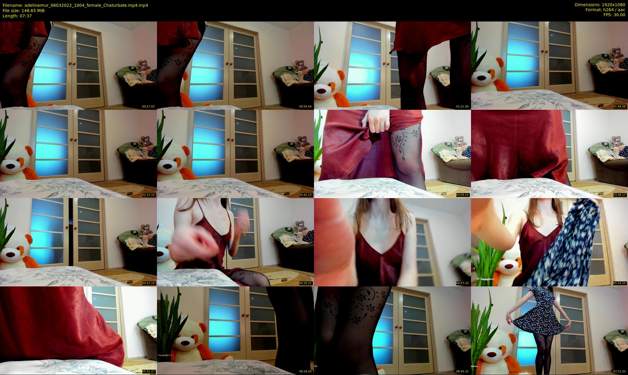 adelinemur — 8 minute Chaturbate female cam show recording, 1080p, Mar 6, 2022