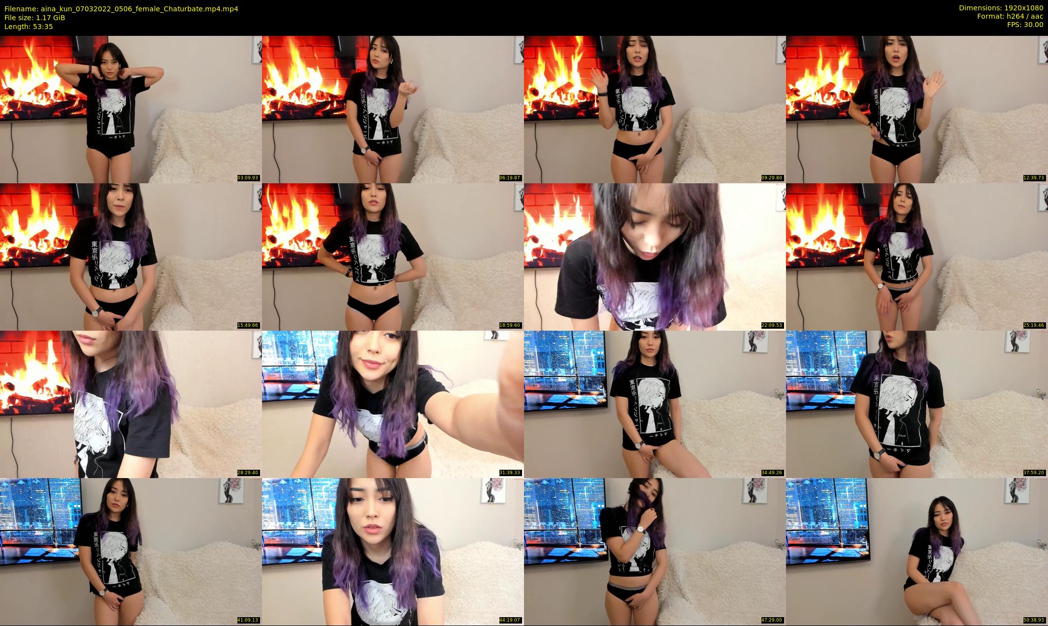 aina_kun — 54 minute Chaturbate female cam show recording, 1080p, Mar 7, 2022