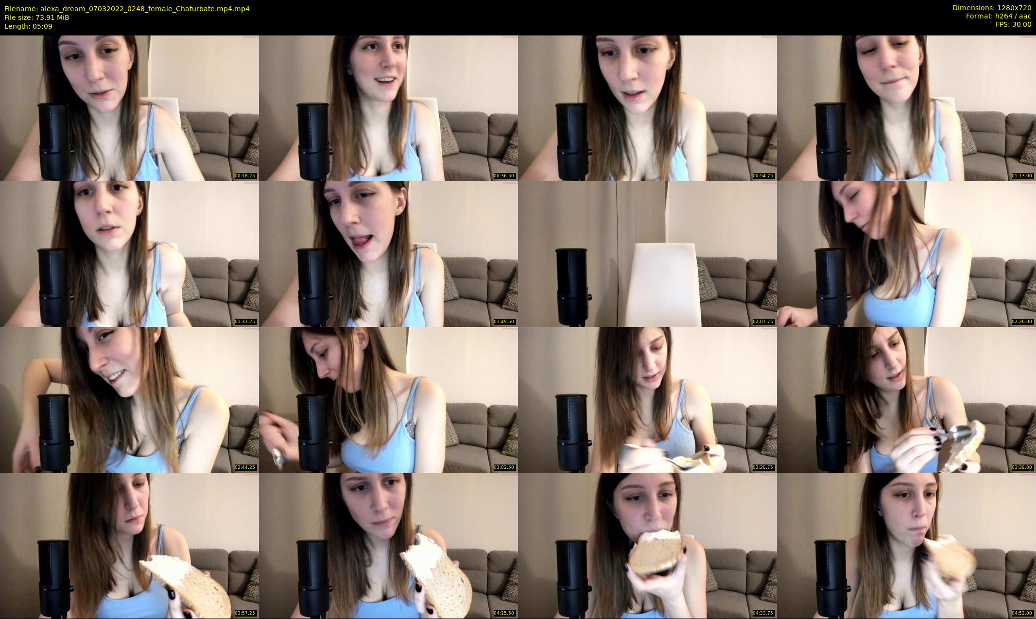 alexa_dream — 6 minute Chaturbate female cam show recording, 720p, Mar 7, 2022