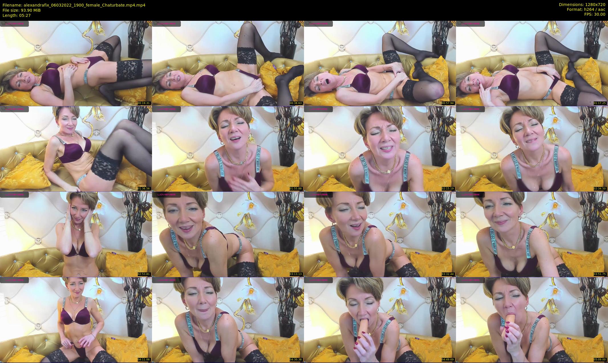 alexandrafix — 6 minute Chaturbate female cam show recording, 720p, Mar 6, 2022