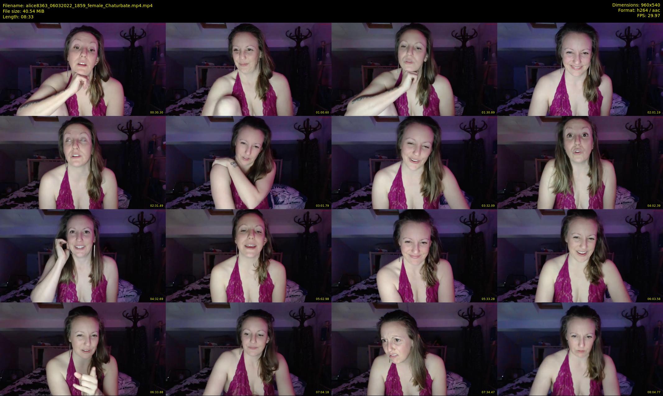 alice8363 — 9 minute Chaturbate female cam show recording, 480p, Mar 6, 2022