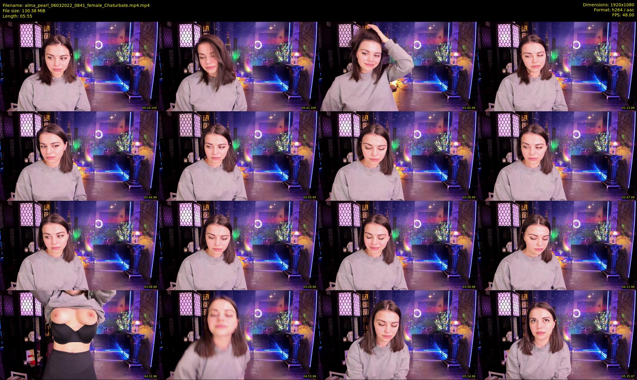 alma_pearl — 6 minute Chaturbate female cam show recording, 1080p, Mar 6, 2022