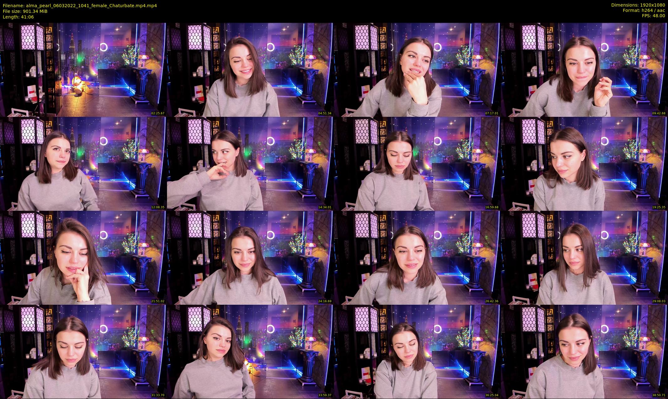 alma_pearl — 42 minute Chaturbate female cam show recording, 1080p, Mar 6, 2022