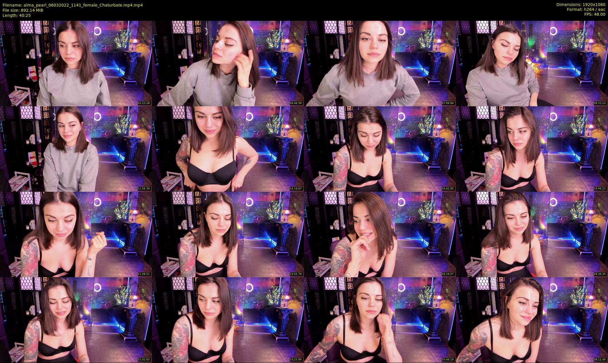 alma_pearl — 41 minute Chaturbate female cam show recording, 1080p, Mar 6, 2022