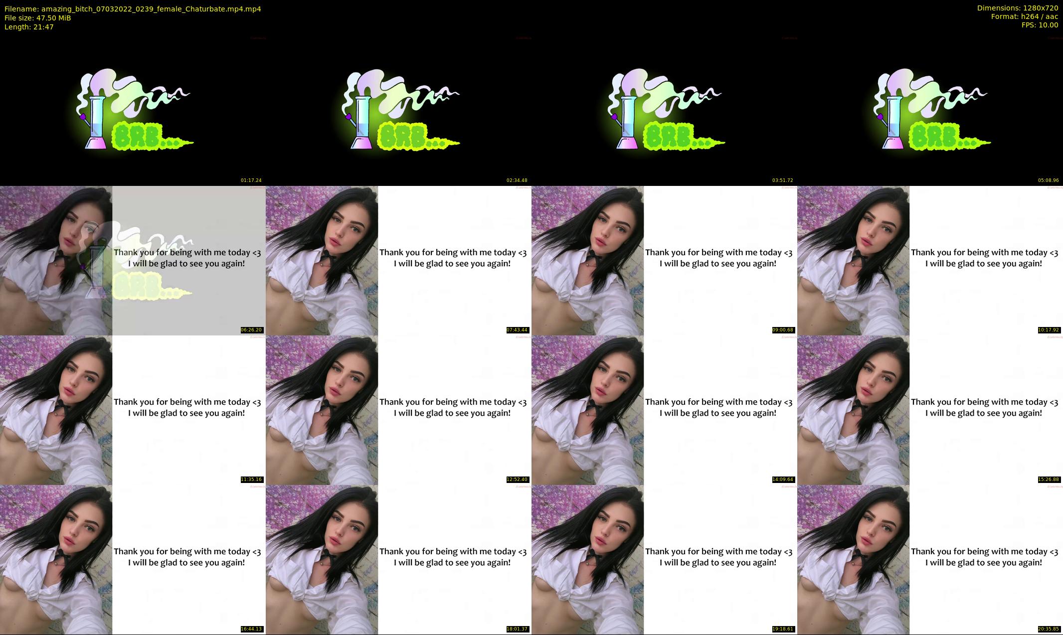 amazing_bitch — 22 minute Chaturbate female cam show recording, 720p, Mar 7, 2022