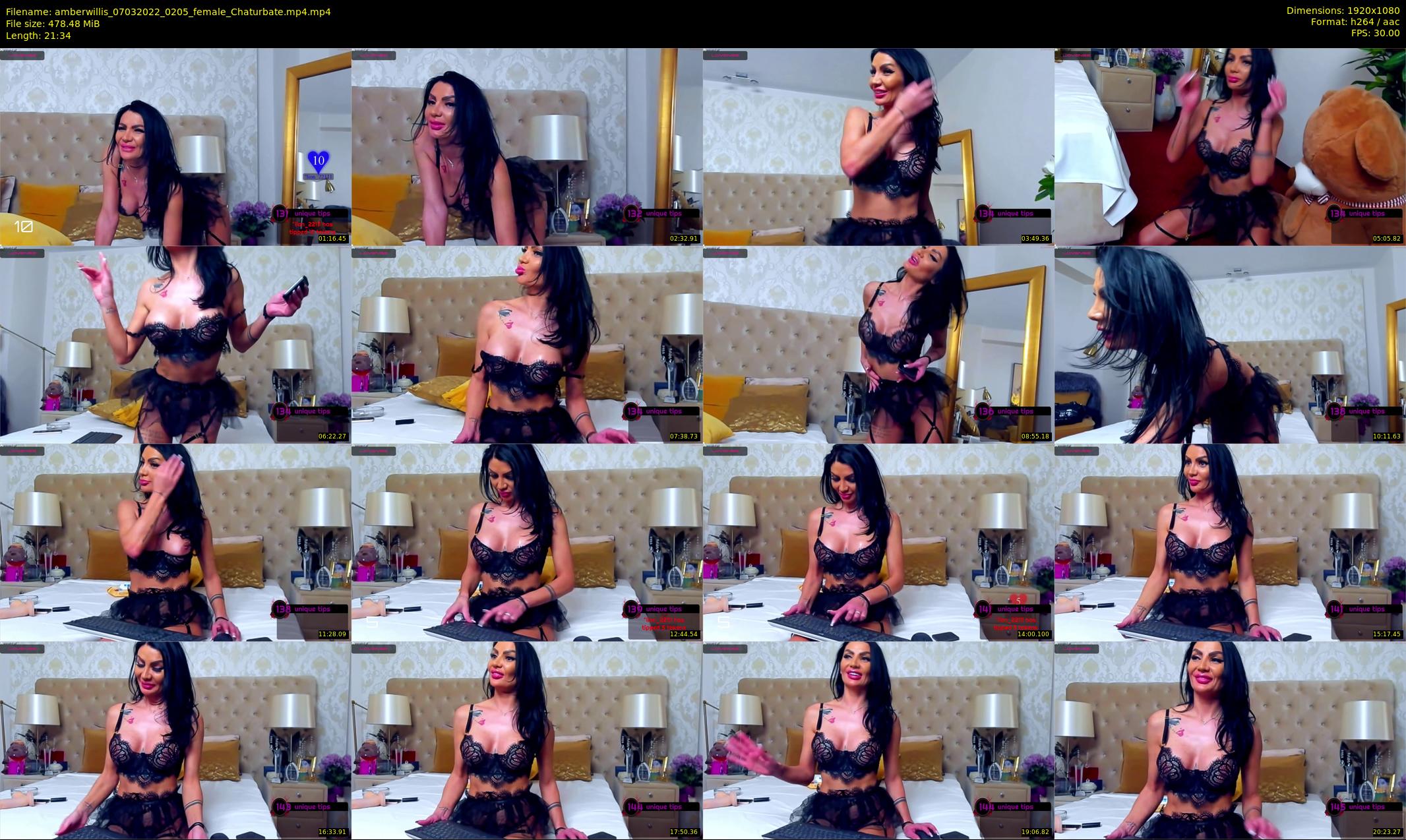 amberwillis — 22 minute Chaturbate female cam show recording, 1080p, Mar 7, 2022