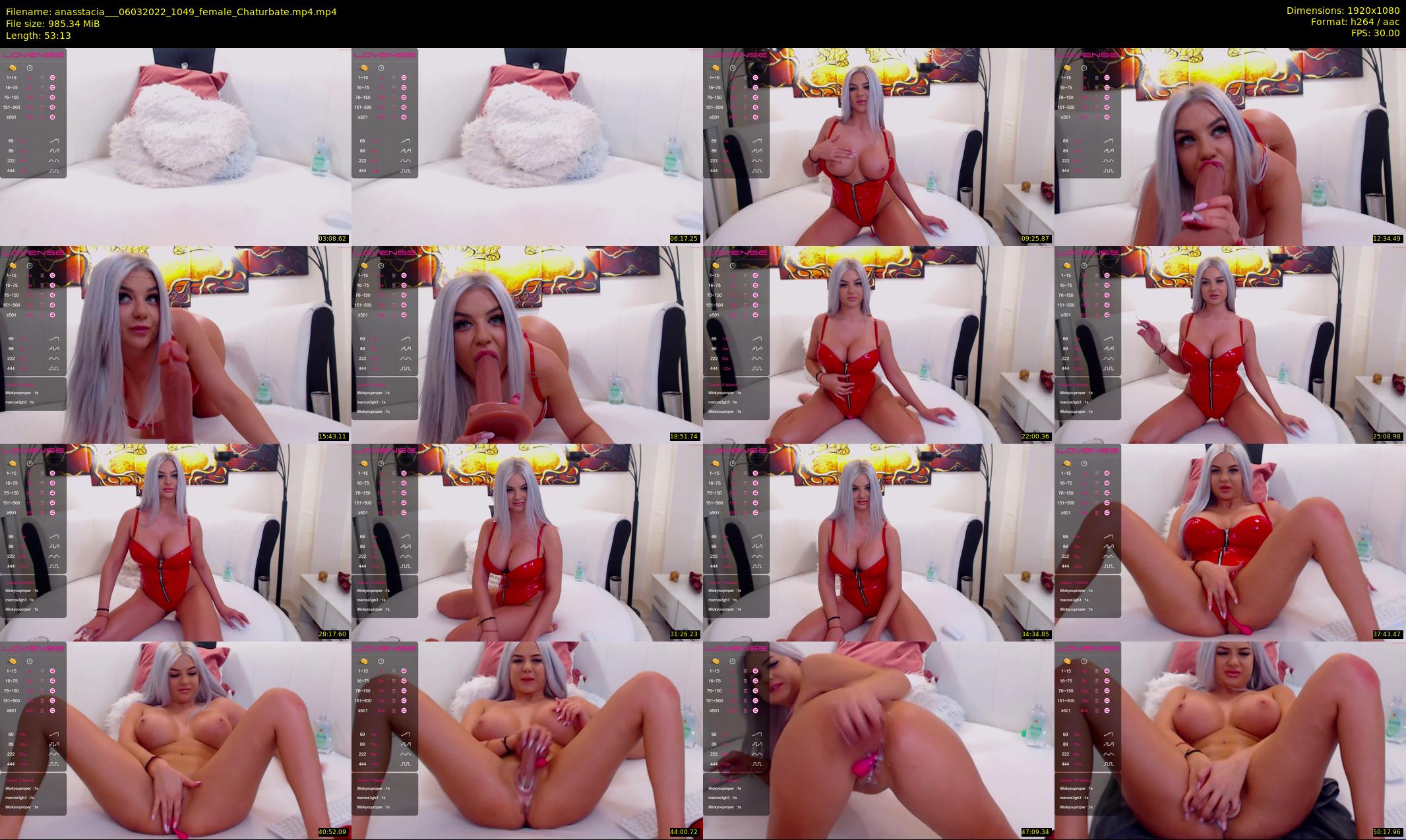 anasstacia__ — 54 minute Chaturbate female cam show recording, 1080p, Mar 6, 2022