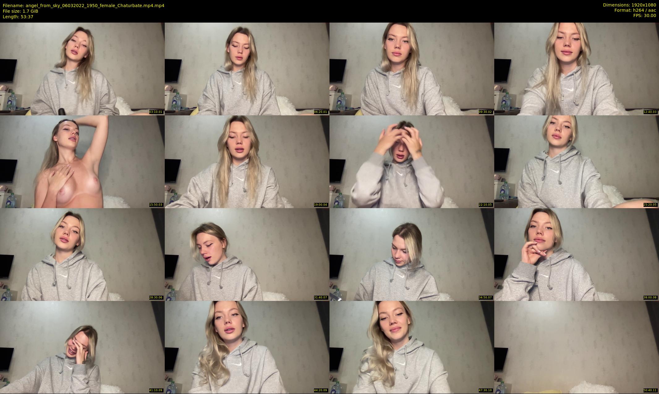 angel_from_sky — 54 minute Chaturbate female cam show recording, 1080p, Mar 6, 2022