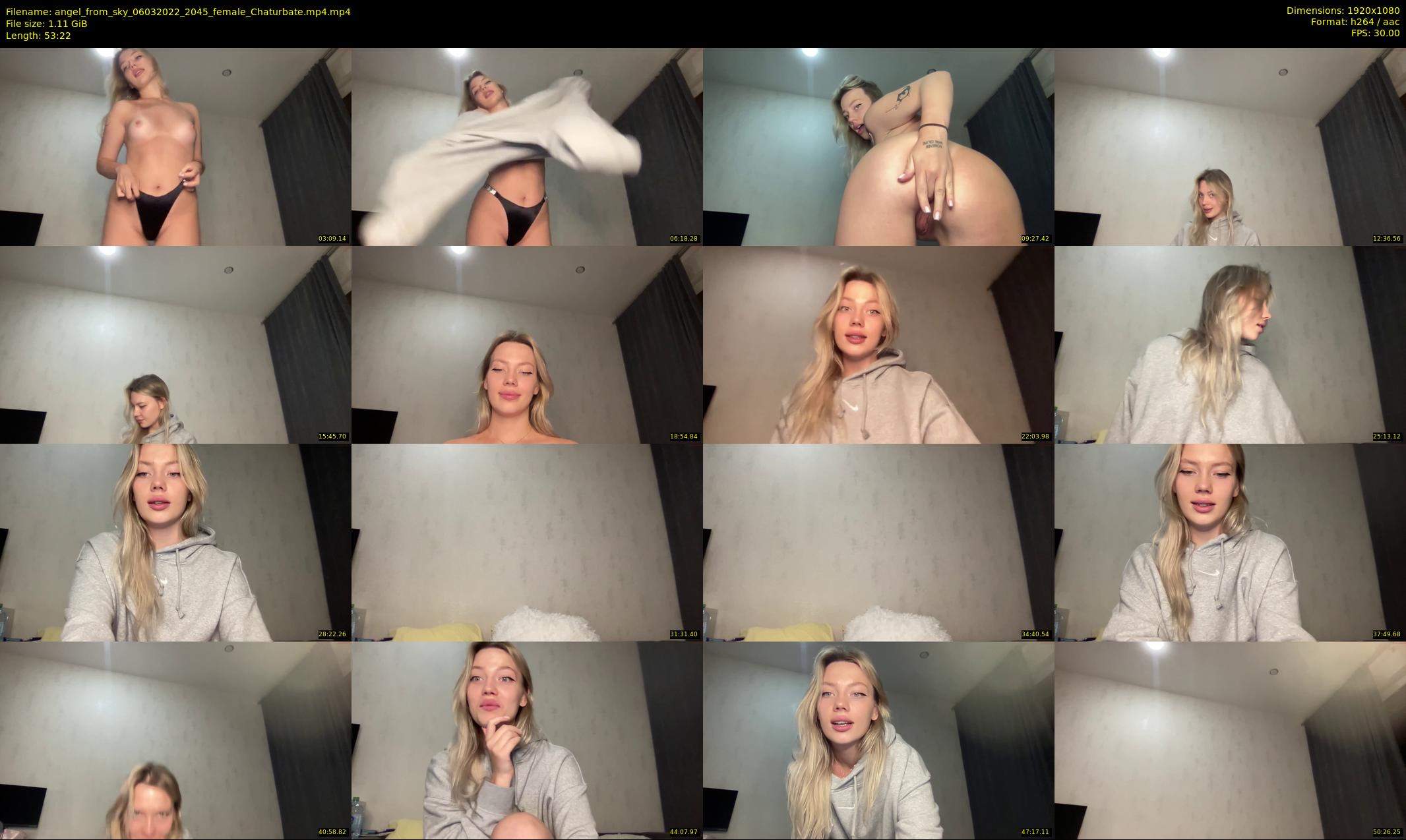 angel_from_sky — 54 minute Chaturbate female cam show recording, 1080p, Mar 6, 2022